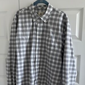 Johnnie-O Hangin' Out Gray Plaid Shirt